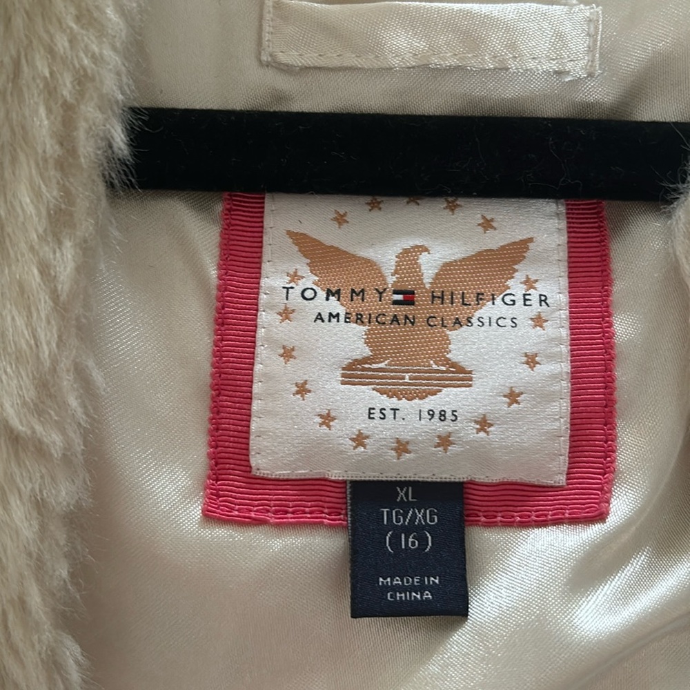 Tommy Hilfiger girls Fur vest
